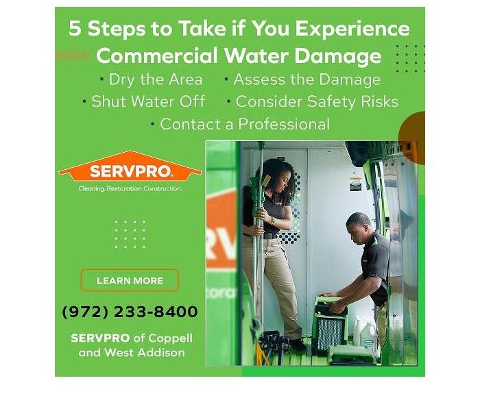SERVPRO team with equipment